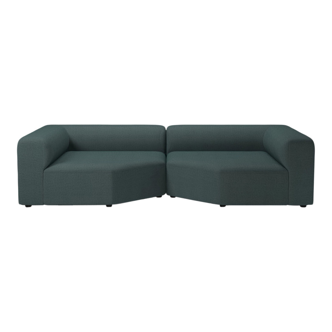 Angle 2 Seater Sofa - Modern Loveseat for Small Spaces | Perfect for Apartments, Living Rooms & Cozy Home Decor