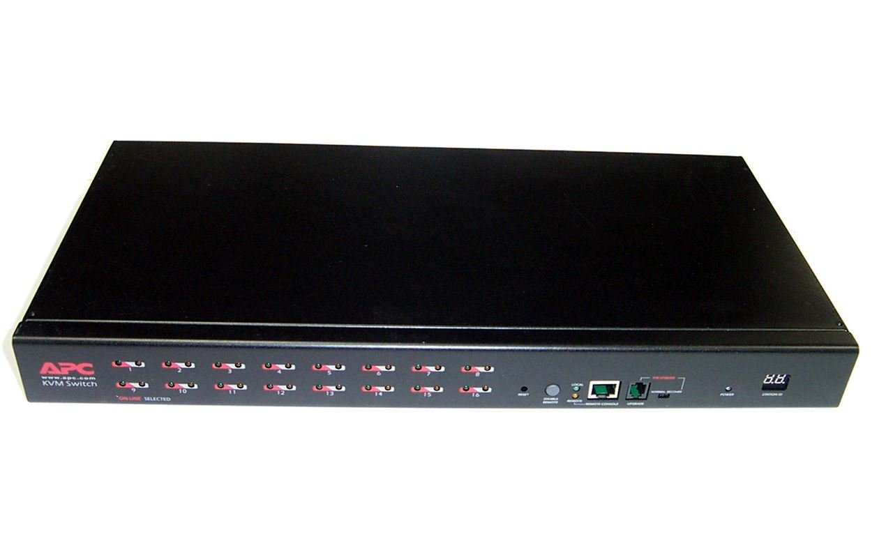 APC AP5201 8-Port KVM Switch for Multiple Computers | USB & PS/2 Connectivity | Ideal for Office, Data Center & IT Management