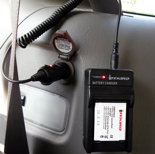 Panasonic DMC-FS4PR Battery Charger Kit with 10-in-1 USB Cable for Travel & Home Use