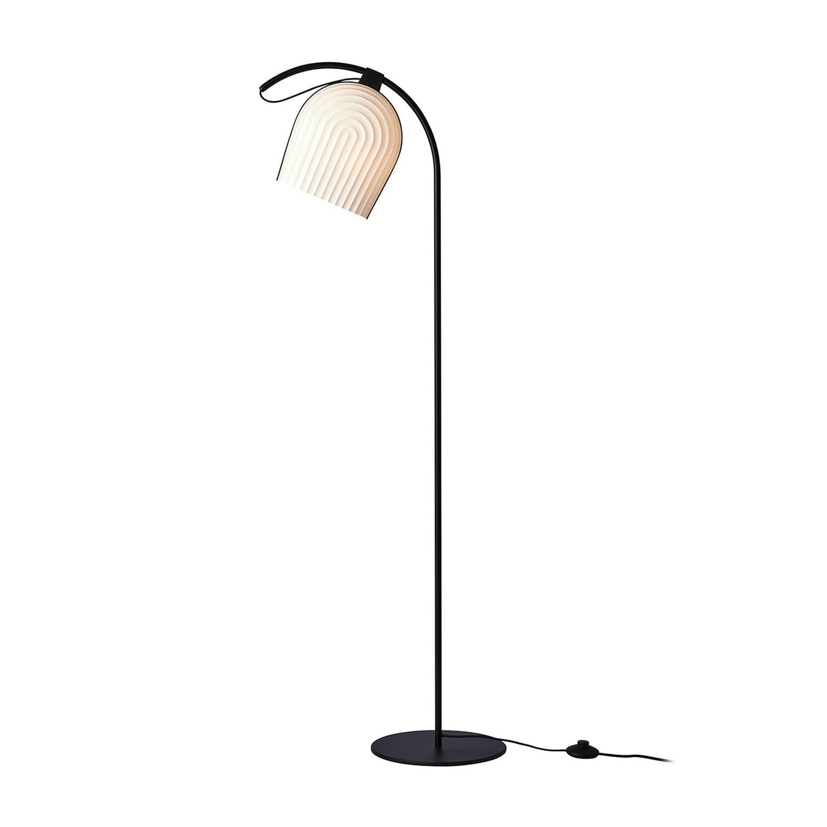 Modern Arc Floor Lamp for Living Room - Adjustable LED Standing Light with Remote Control, Perfect for Reading, Lounge & Bedroom Decor