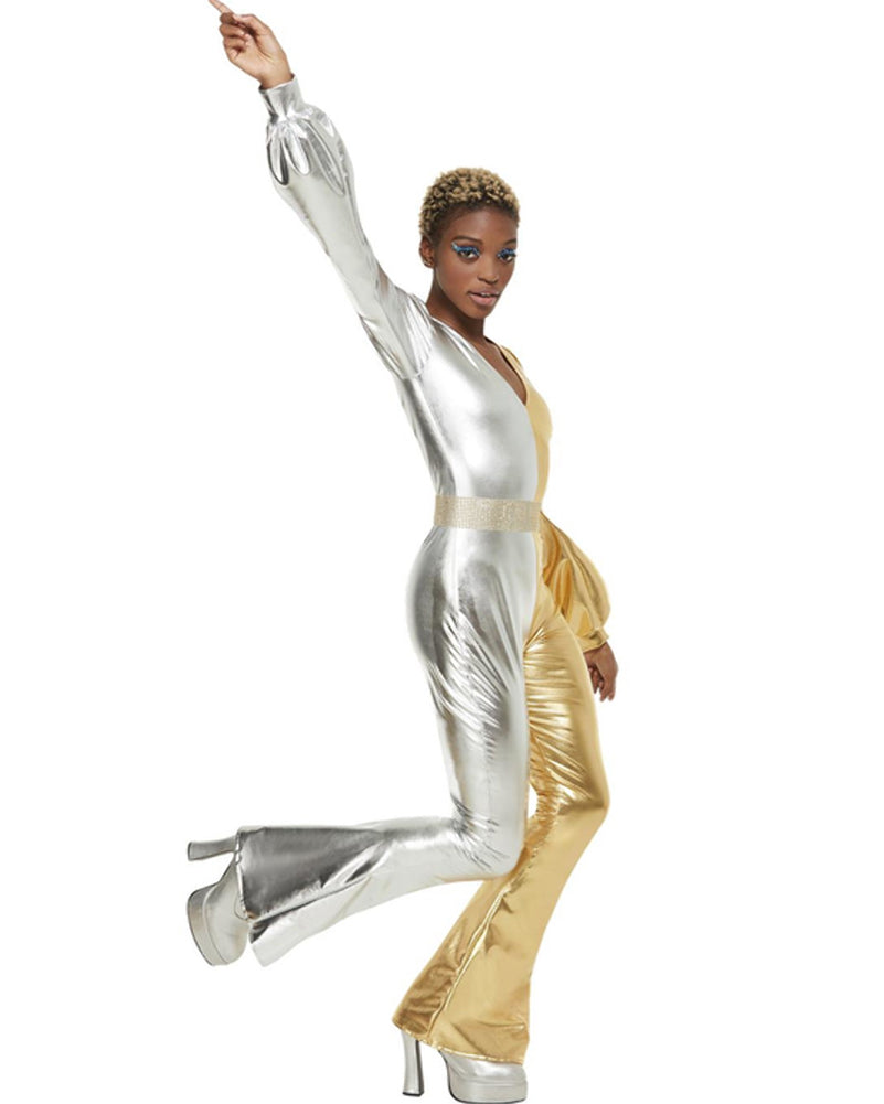 Vintage 1970s Super Chic Women's Costume - Retro Disco Party Outfit for Halloween, Theme Parties & 70s Dress Up