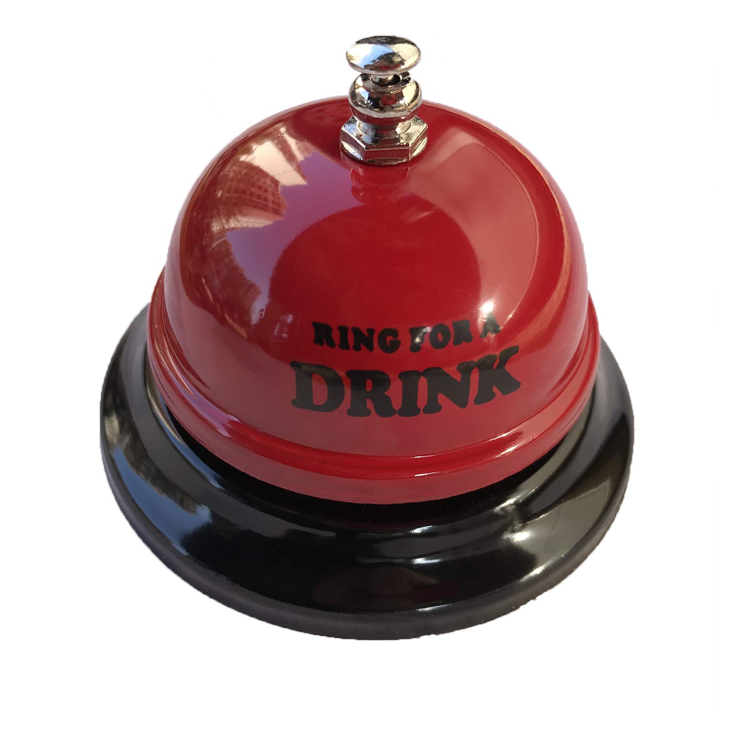 Stainless Steel Call Bell for Desk, Kitchen & Bar - Loud Ringing Service Bell for Restaurants, Hotels, Offices & Home Use - Perfect for Customer Service, Hostess Stand & Countertop Signaling