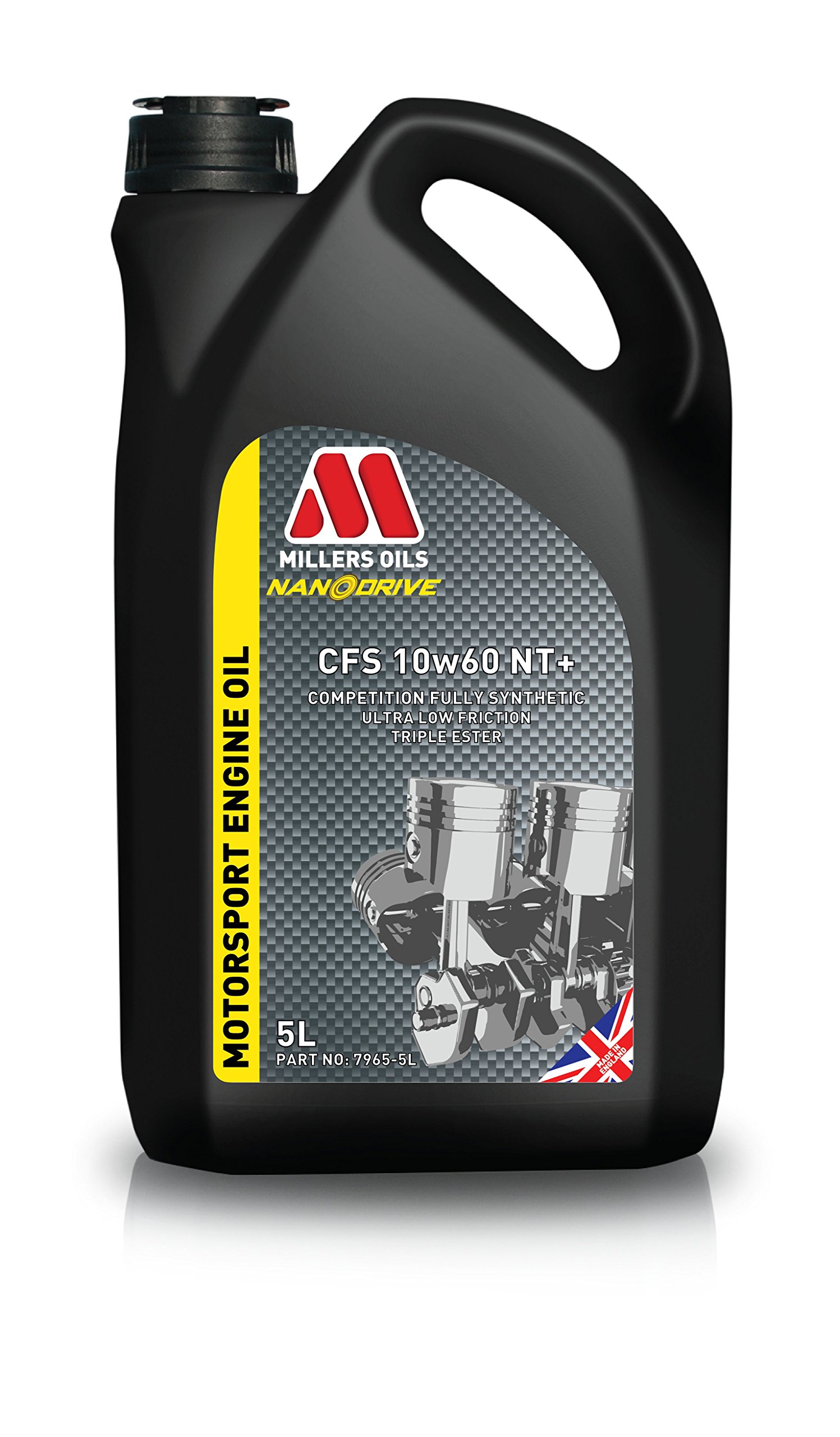 CFS 10W60 NT+ Competition Full Synthetic Engine Oil - Ultra Low Friction Formula for High Performance Vehicles - 5 Liter Jug - Perfect for Racing, Track Days & Extreme Driving Conditions