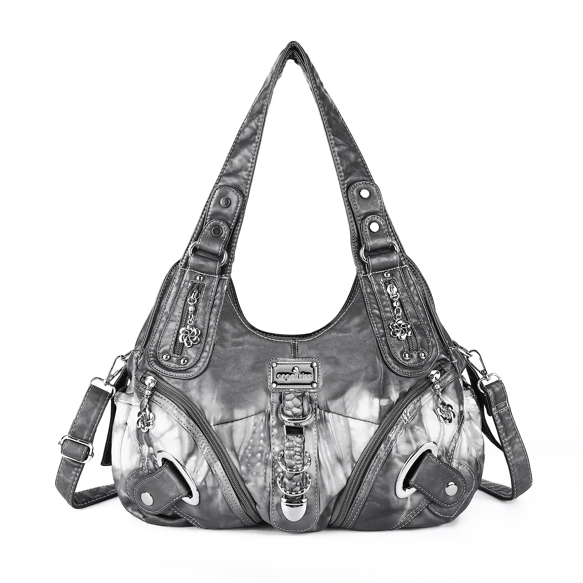 Angelkiss Women's Hobo Purses & Handbags - Large Satchel Shoulder Bag for Daily Use, Work, Travel & Shopping