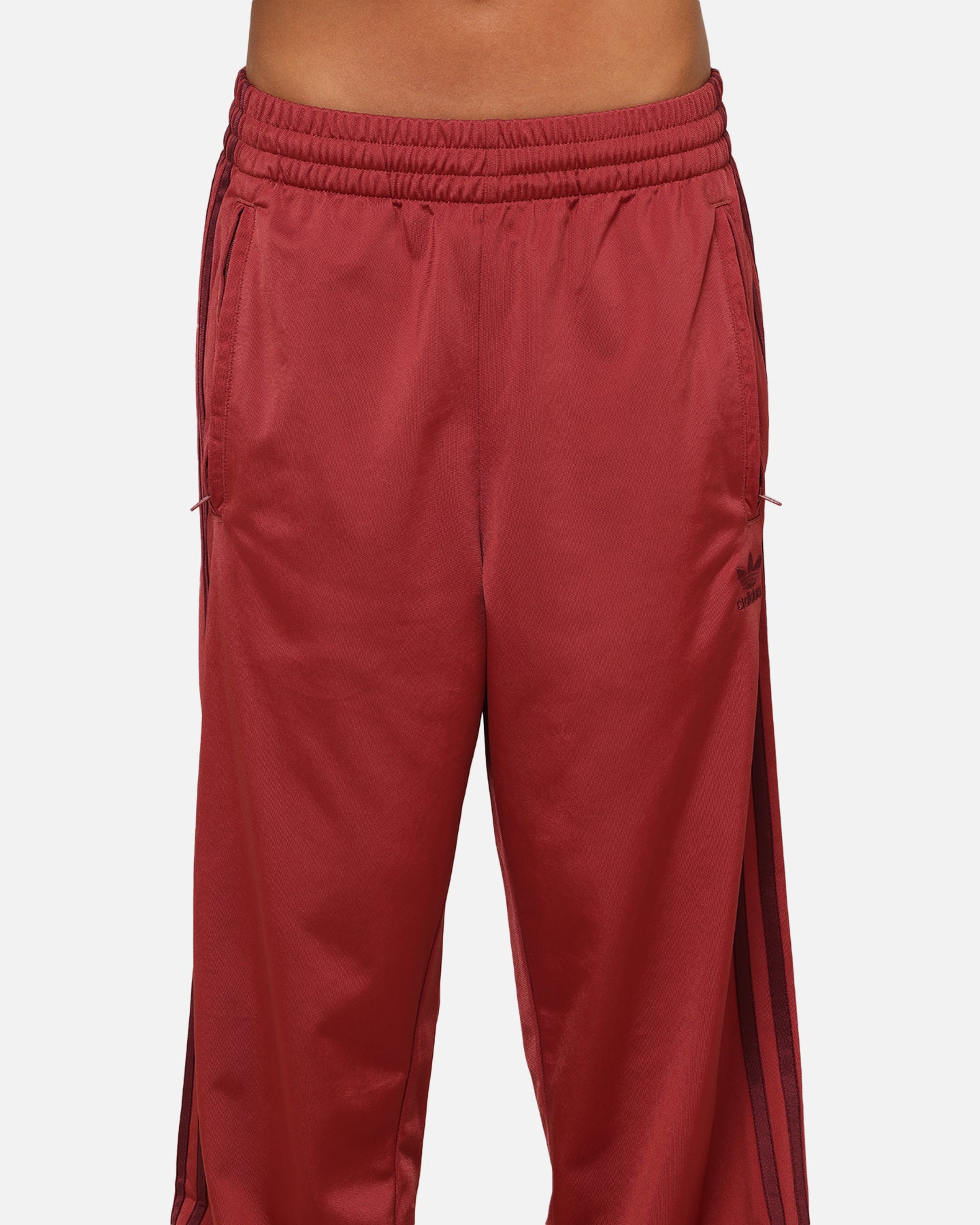 Adidas Firebird Track Pants for Women - Ruby Red Athletic Joggers for Running, Gym & Casual Wear