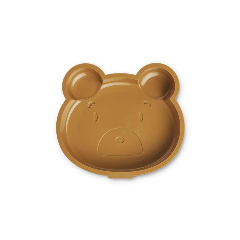 LIEWOOD Amory Silicone Cake Pan - Non-Stick Bear Shaped Baking Mold for Golden Caramel Cakes, Cupcakes & Desserts | Perfect for Birthday Parties, Baby Showers & Holiday Baking