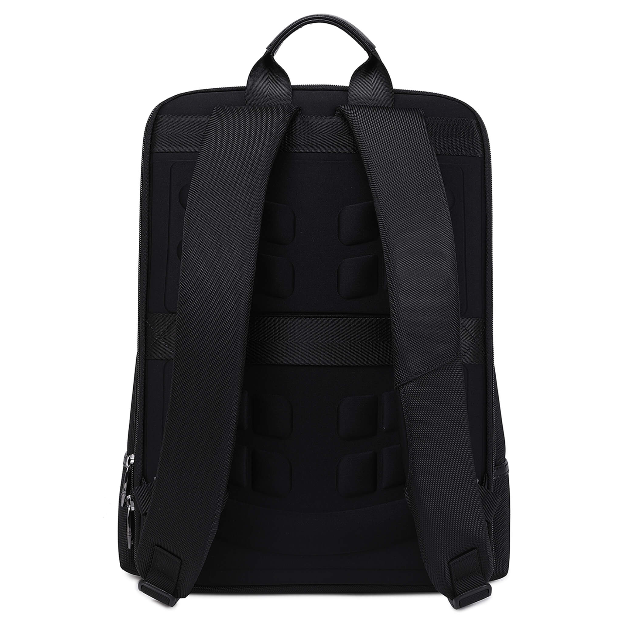 TPB004 Troop London Urban Slim Laptop Backpack - Waterproof 15.6 Inch Business Backpack for Men & Women, Lightweight College School Backpack with USB Charging Port - Perfect for Work, Travel & Daily Commute