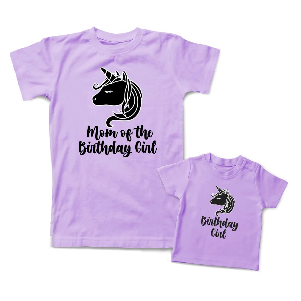 Mommy and Me Matching Outfits for Mother's Day - Unicorn Cotton Mother Daughter Birthday Girl Sets | Perfect for Family Photos, Birthday Parties & Special Occasions