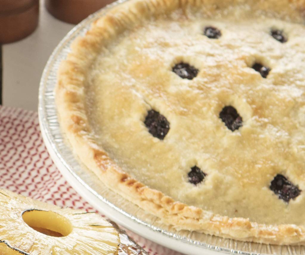Burgers' Smokehouse Fresh Blueberry Pie - Homemade Country Pie & Cake - Perfect for BBQs, Family Gatherings & Holiday Desserts
