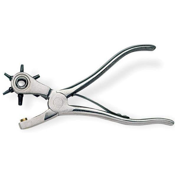 Professional Leather Hole Punch Tool - Heavy Duty Steel Construction for Belts, Straps & DIY Leather Craft Projects