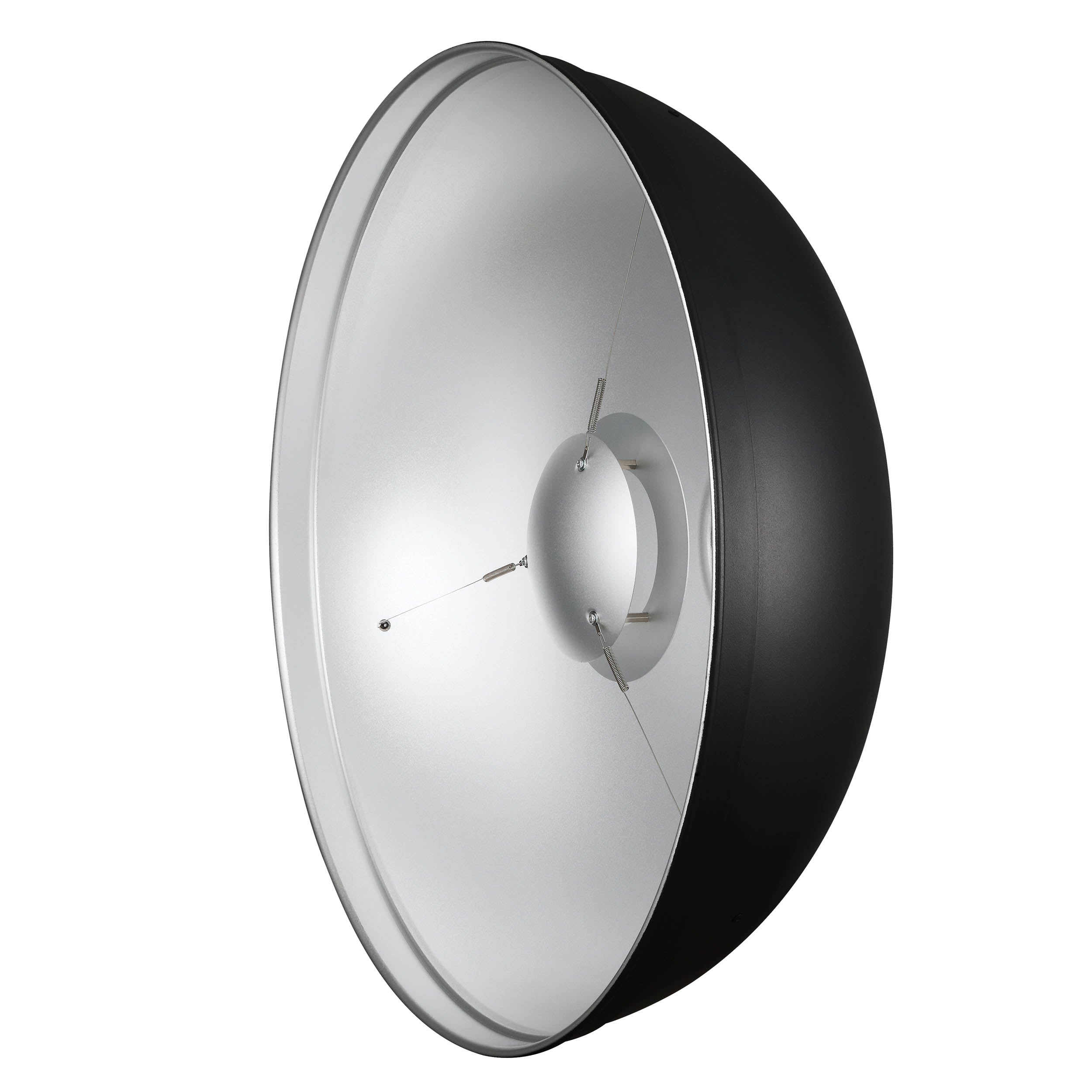 BDR S55 Pro 55cm Professional Silver Beauty Dish - Studio Photography Lighting Reflector for Portraits & Product Shoots