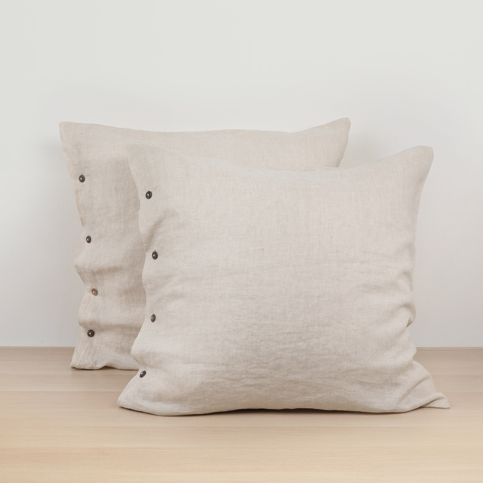Heveya® Linen Throw Pillow Covers - Soft & Breathable Decorative Cushion Cases for Sofa, Bed, Couch - Home Decor & Living Room Accessories