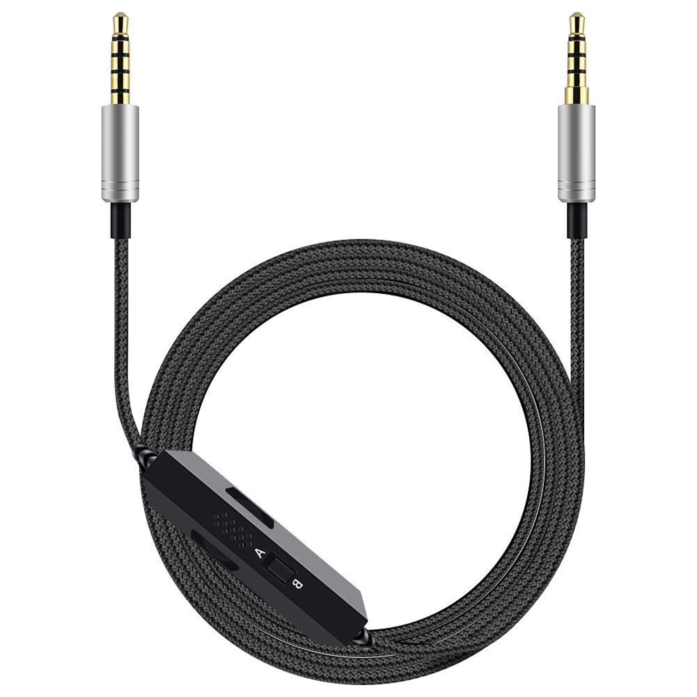 QKIIP A10 Headset Cable with Inline Mute & Volume Control - Replacement Cord for Astro A40 & A10 Gaming Headphones - Perfect for PC, PS4, PS5, Xbox Gaming & Streaming