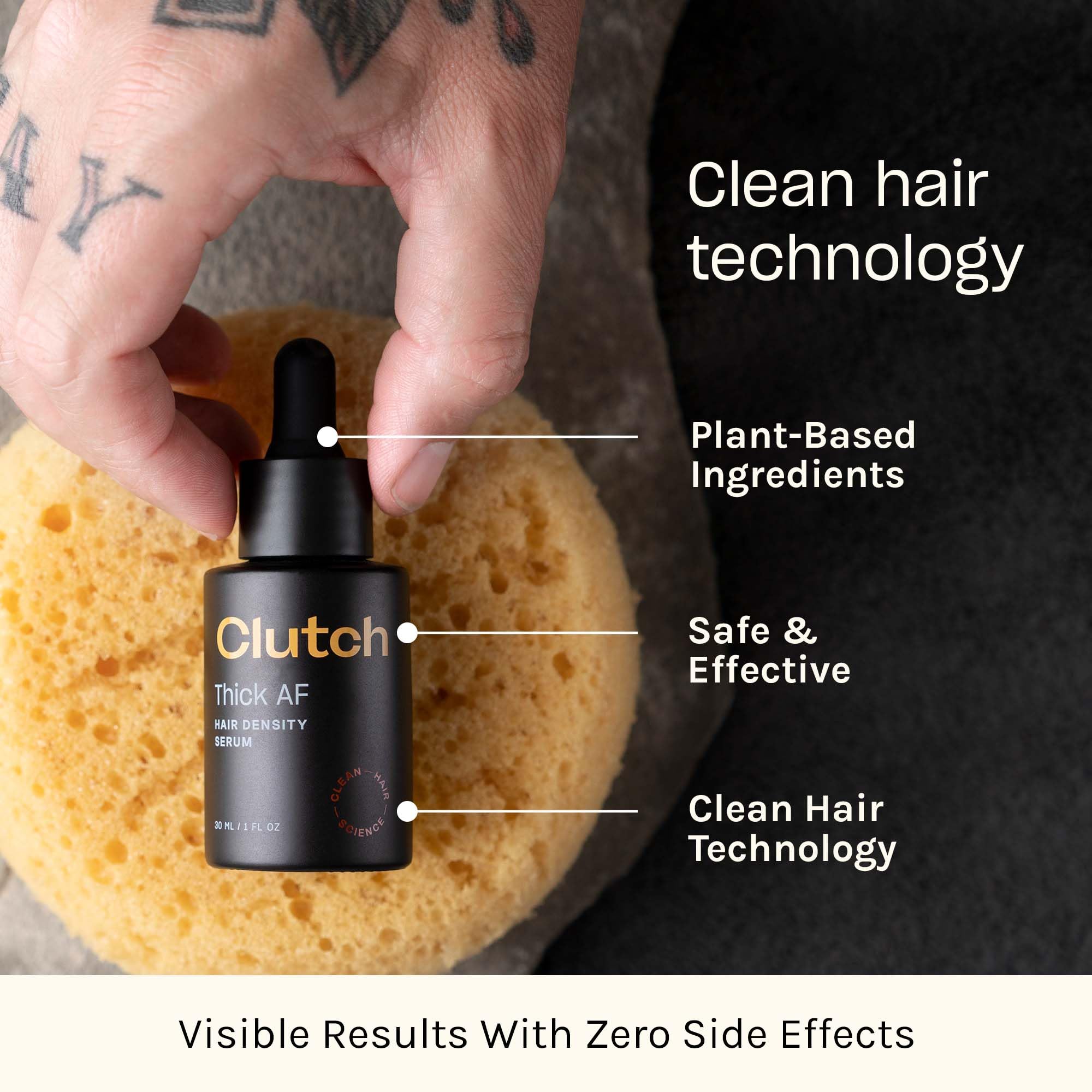 Advanced Hair Density Serum for Thicker & Fuller Hair - Safe & Effective Hair Loss Treatment (1 fl oz) - Perfect for Daily Use & Styling