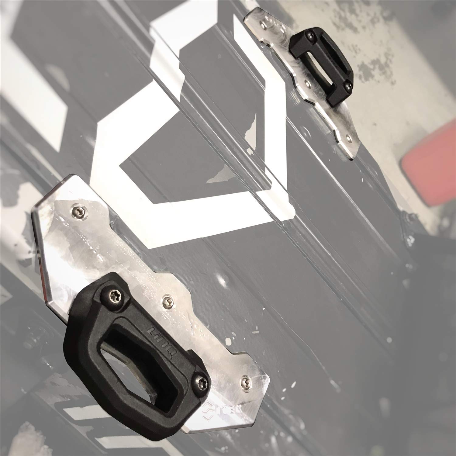 iTek Universal T-Slot Bracket Adapter for Fuel Tanks - Heavy Duty Aluminum Mounting Solution for Off-Road Vehicles, Motorcycles & ATVs (Perfect for Adventure Gear & Equipment Installation)
