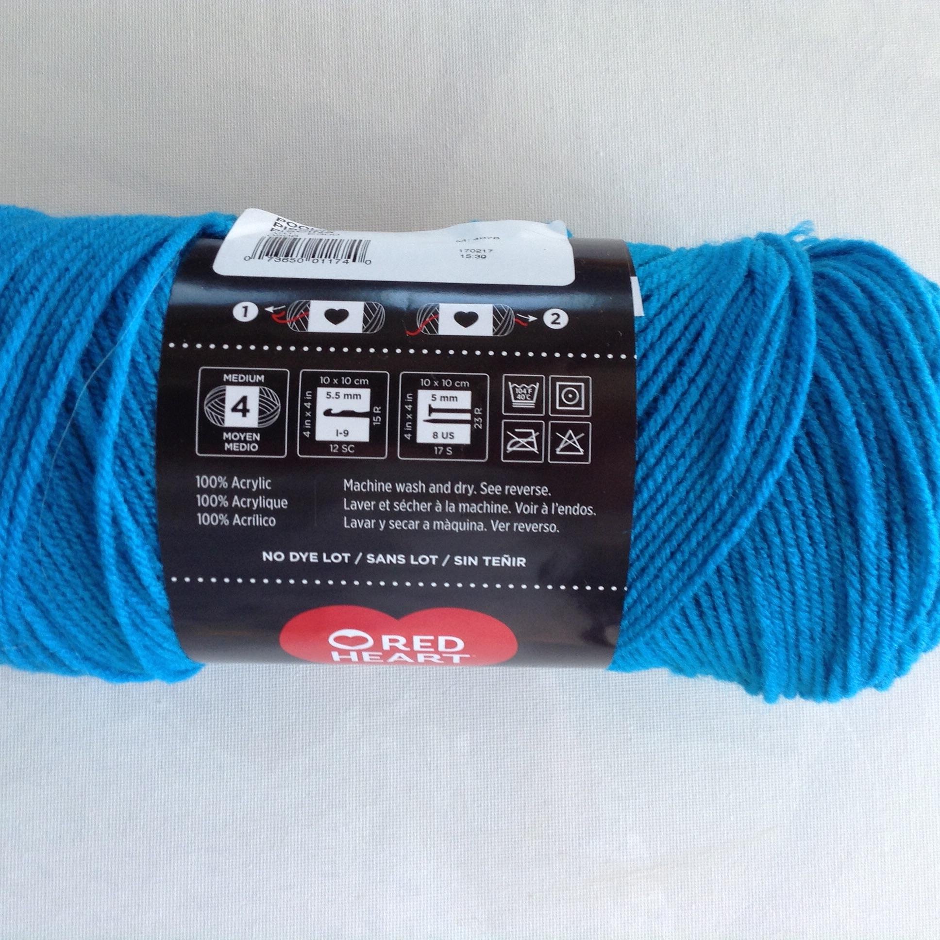 Red Heart Super Saver Yarn - Soft Acrylic Knitting & Crochet Yarn (7 oz) - Perfect for Blankets, Scarves, and DIY Crafts - Great for Beginners and Advanced Knitters