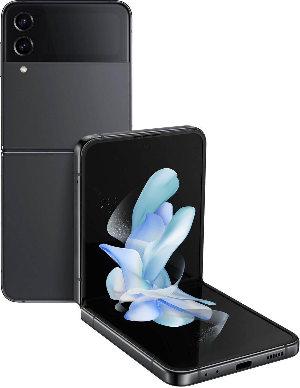 SAMSUNG Galaxy Z Flip 4 5G Unlocked Smartphone - 256GB Graphite (Renewed Premium) | US Version for T-Mobile | Compact Foldable Phone for Work, Travel & Selfies
