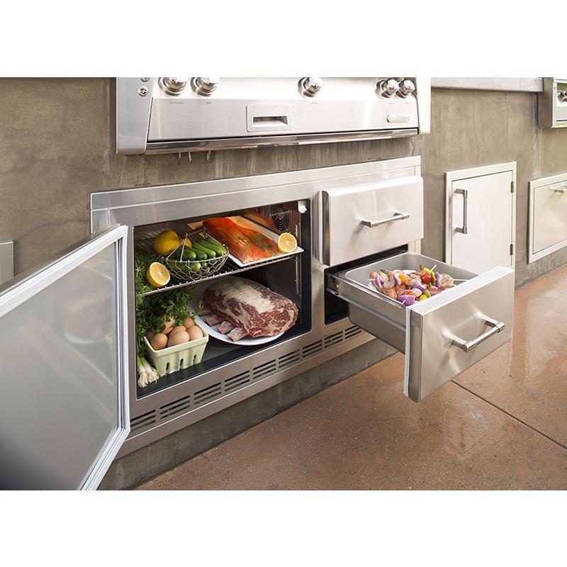 42 Inch Outdoor Under Grill Refrigerator - ARXE 42 - Stainless Steel BBQ Fridge for Patio, Deck & Backyard - Perfect for Grilling, Entertaining & Outdoor Cooking