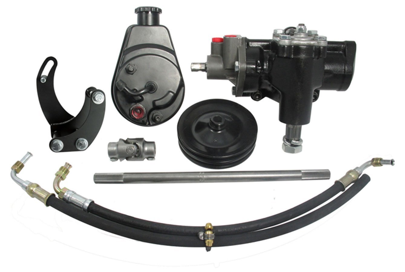 Borgeson 999014 Power Steering Conversion Kit for Classic Cars - Easy Install & Improved Handling | Upgrade Steering Performance for Vintage & Muscle Cars