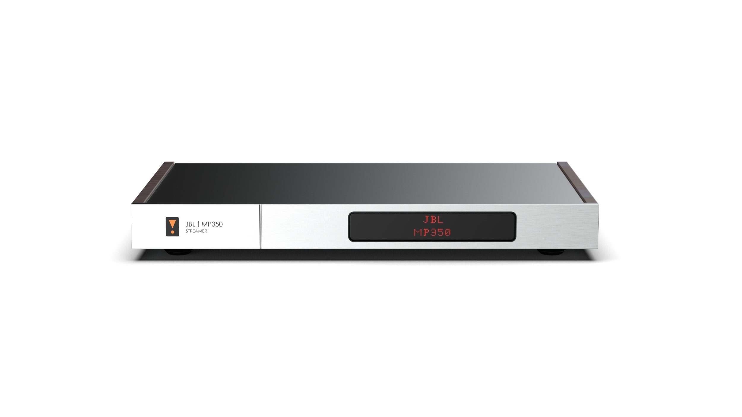 JBL MP350 Classic Wireless Streaming Music Player with Bluetooth - Premium Walnut Finish for Home, Office, and Party Use