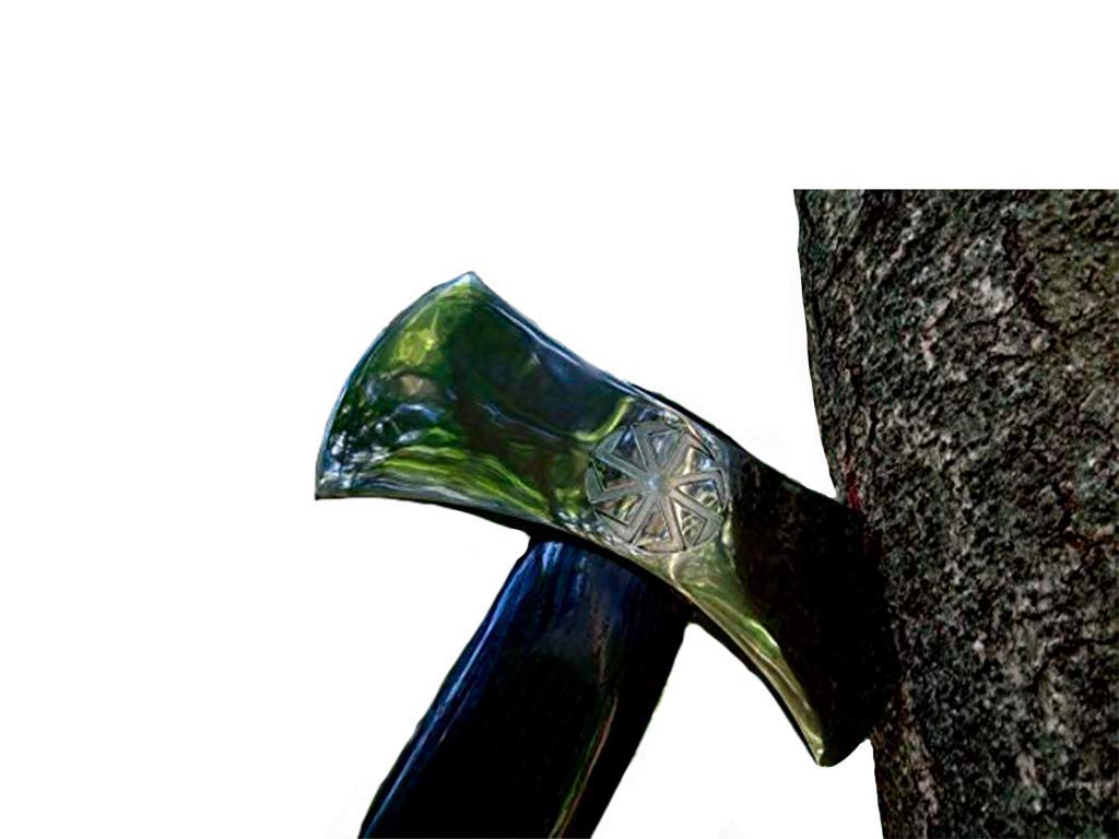 Best Two-Blade Axe for Men - Durable Camping & Survival Tool - Perfect Gift for Outdoorsmen & Woodworkers