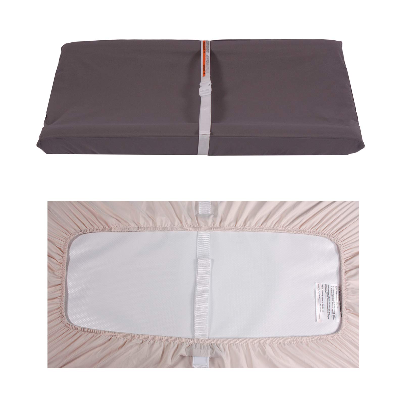 2 Pack Waterproof Changing Pad Cover - Soft Microfiber Diaper Changing Table Sheets for Baby Boys & Girls (Fits 32