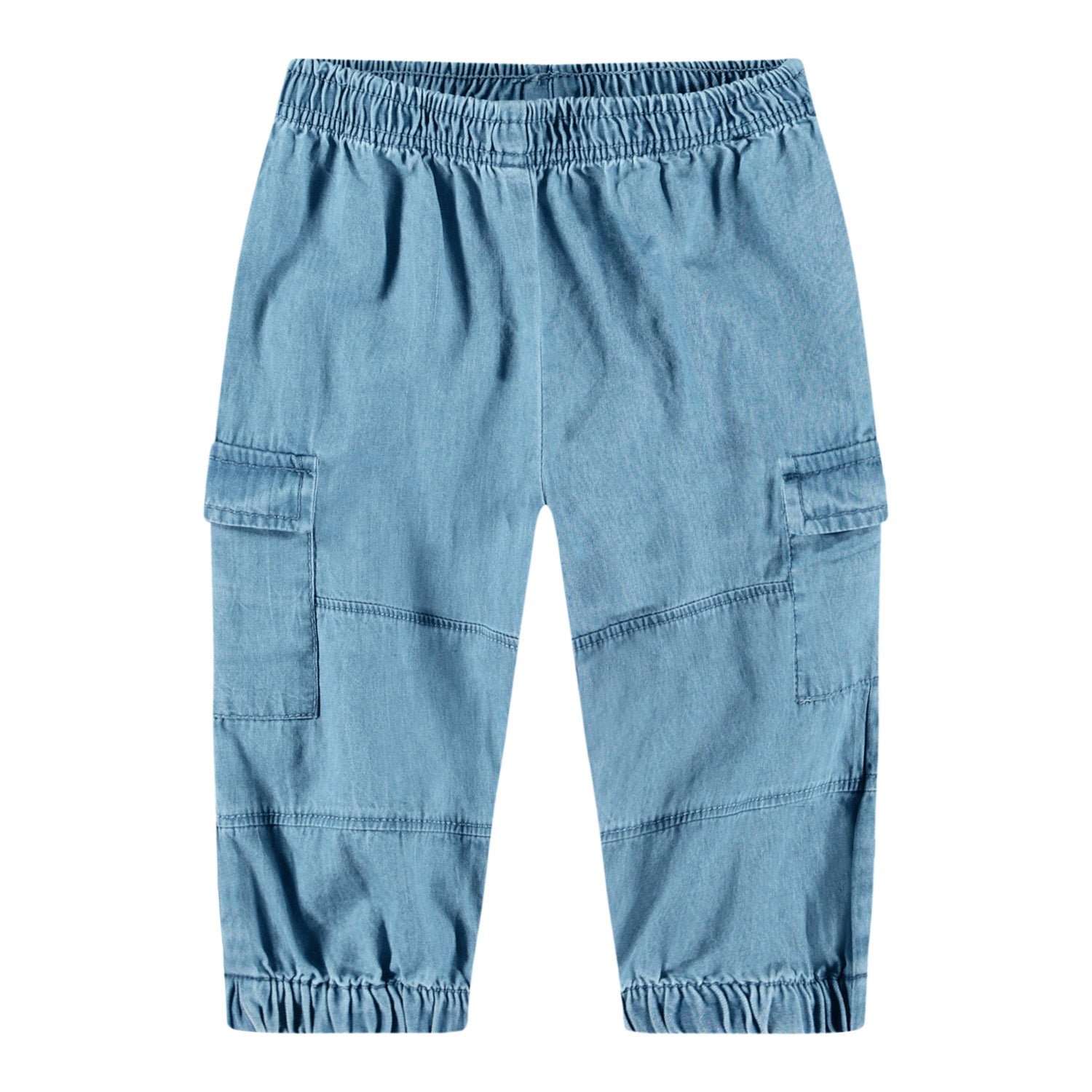 Molo Sae Woven Denim Pants for Women - High Waist Stretch Jeans with Pockets | Casual, Office & Travel Wear