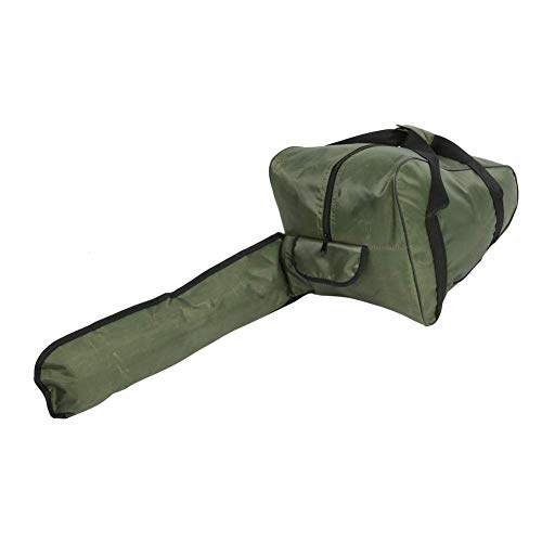 Heavy-Duty Chainsaw Carrying Bag - Durable Oxford Cloth Portable Storage Case for Chainsaws (Army Green) | Perfect for Outdoor Work, Landscaping, Tree Cutting & Forestry Professionals