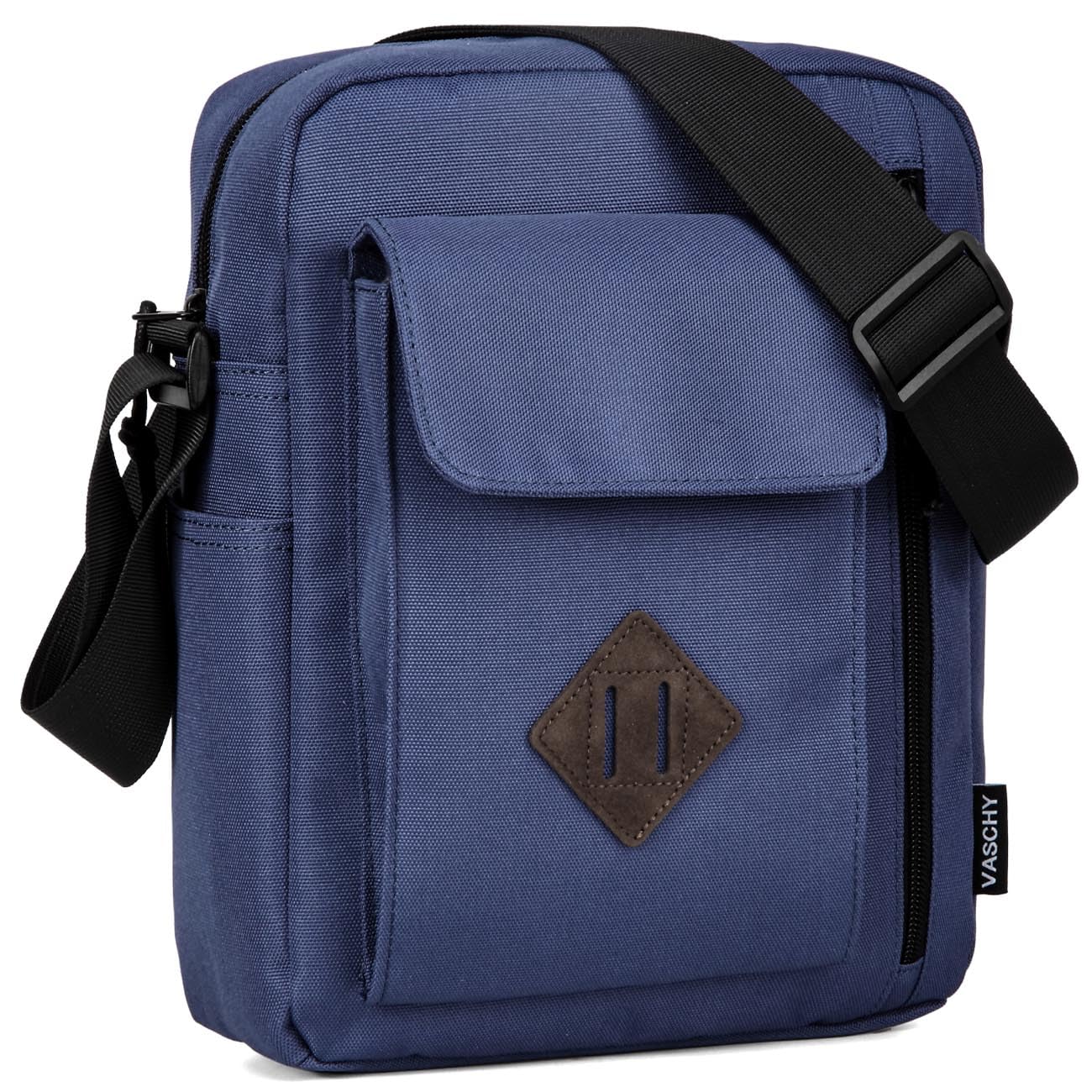 VASCHY Lightweight Crossbody Shoulder Bag for Men & Women - Casual Messenger Sling Satchel - Perfect for Travel, Work & Everyday Use