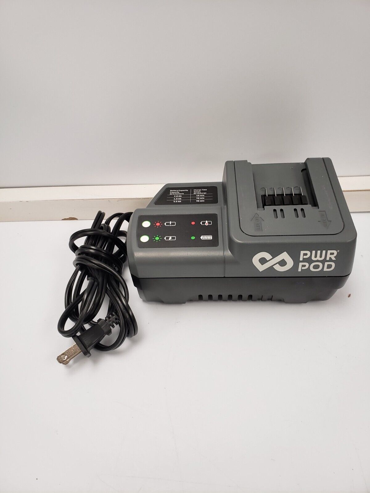 Pwr Pod 054 7555 5-Port USB Charger - Fast Charging Station for iPhone, Android, iPad - Perfect for Home, Office & Travel