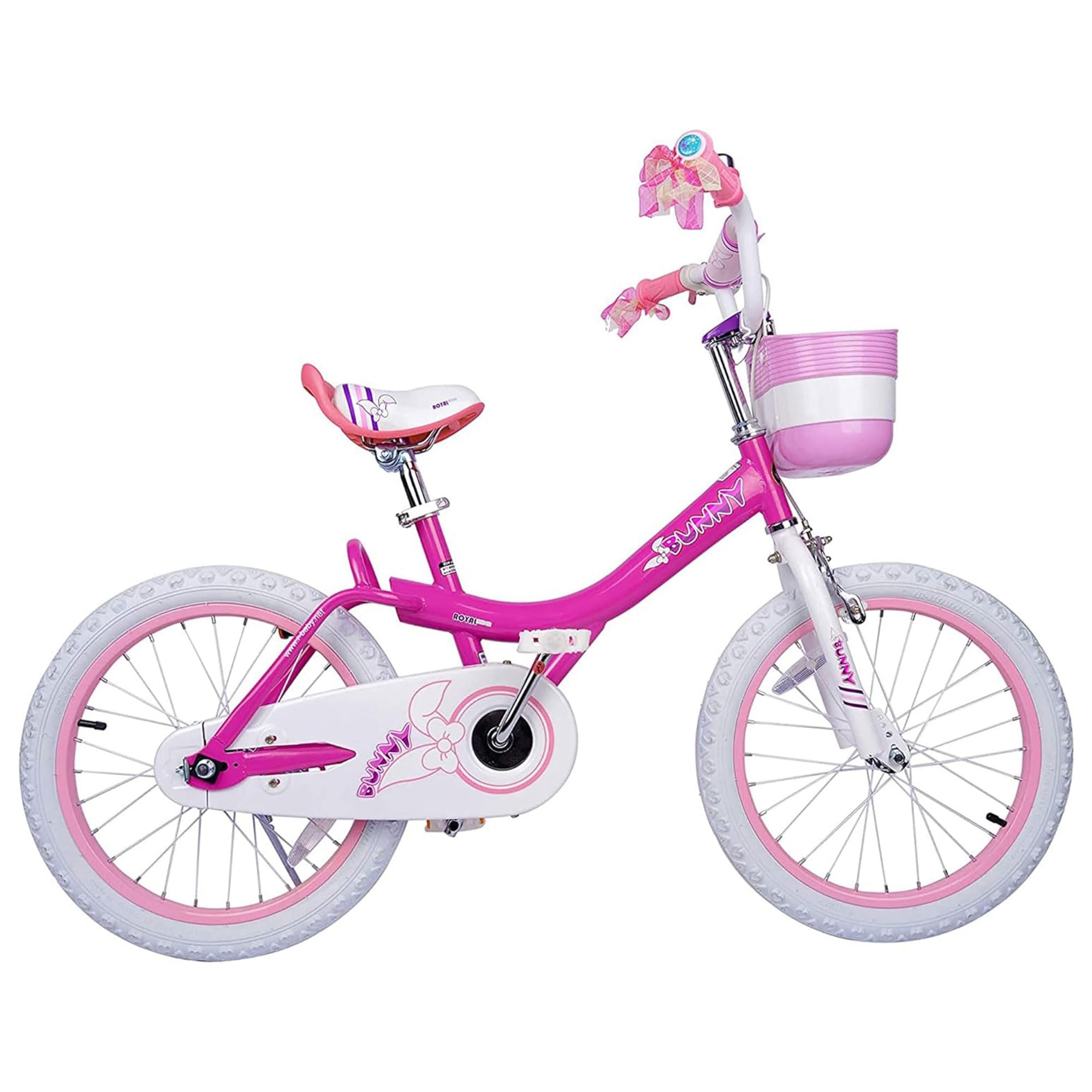 Royalbaby Princess Girls Bike 12 14 16 18 20 Inch Kids Bicycle with Basket for Ages 3-12 | Perfect for Outdoor Play, Park Rides & Neighborhood Adventures