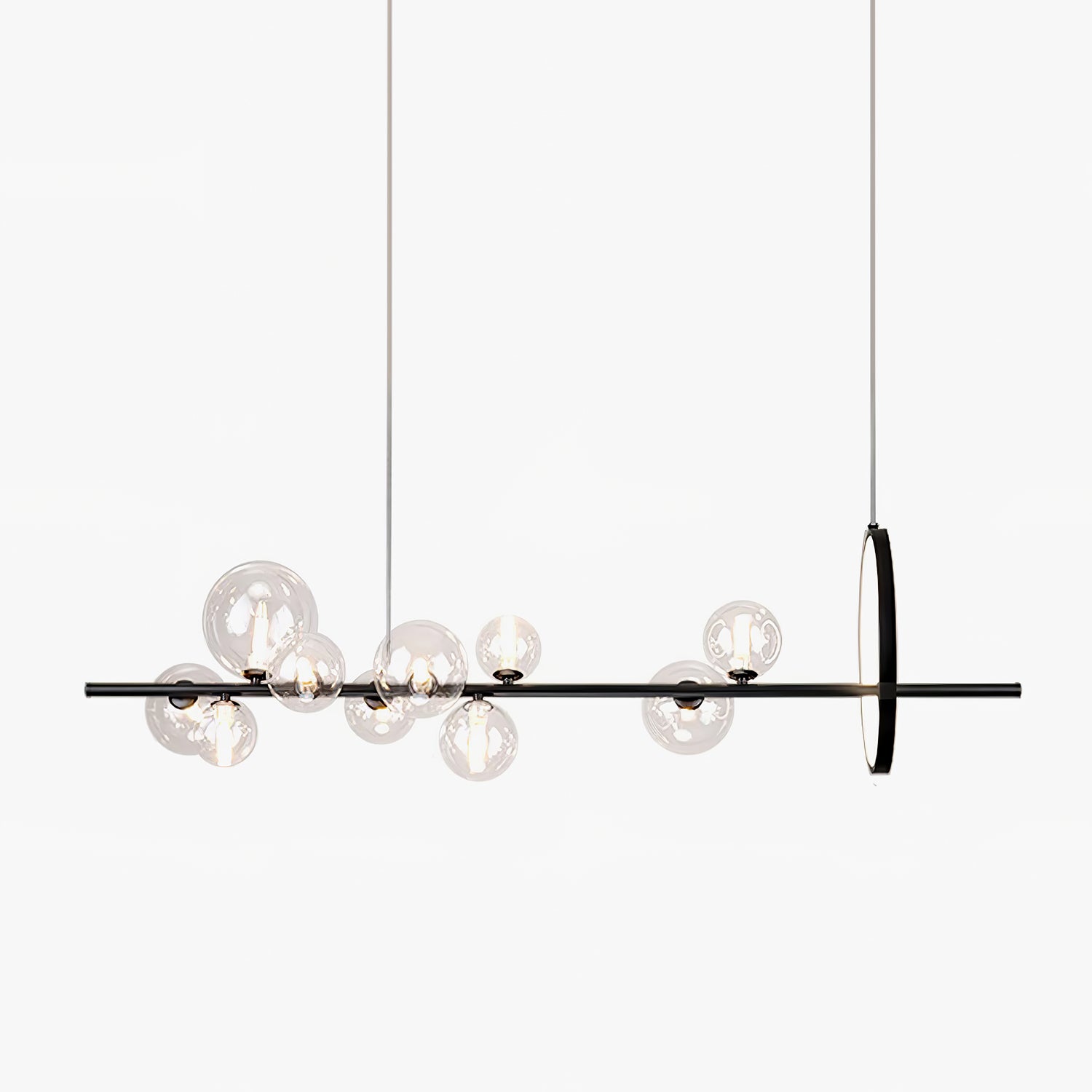 Elegant Mita Crystal Chandelier - Modern Ceiling Light Fixture for Dining Room, Living Room & Bedroom | Dimmable LED Lighting for Home Decor & Wedding Events