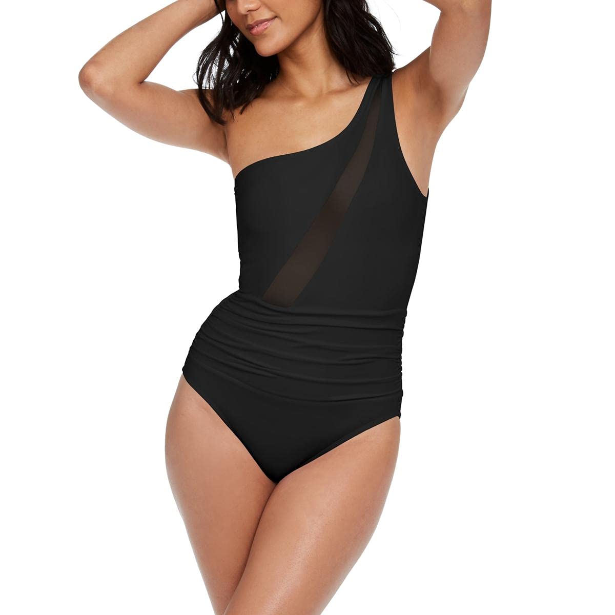 La Blanca Women's Standard Bandeau One Piece Swimsuit - Sexy Tummy Control Bathing Suit for Beach, Pool & Vacation | Plus Size Swimwear with Adjustable Straps & Comfortable Lining