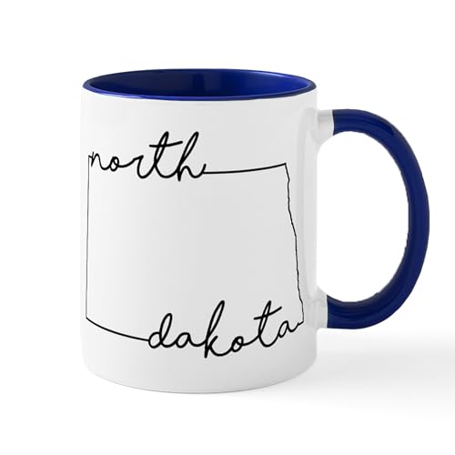 White/Navy Inside - North Dakota