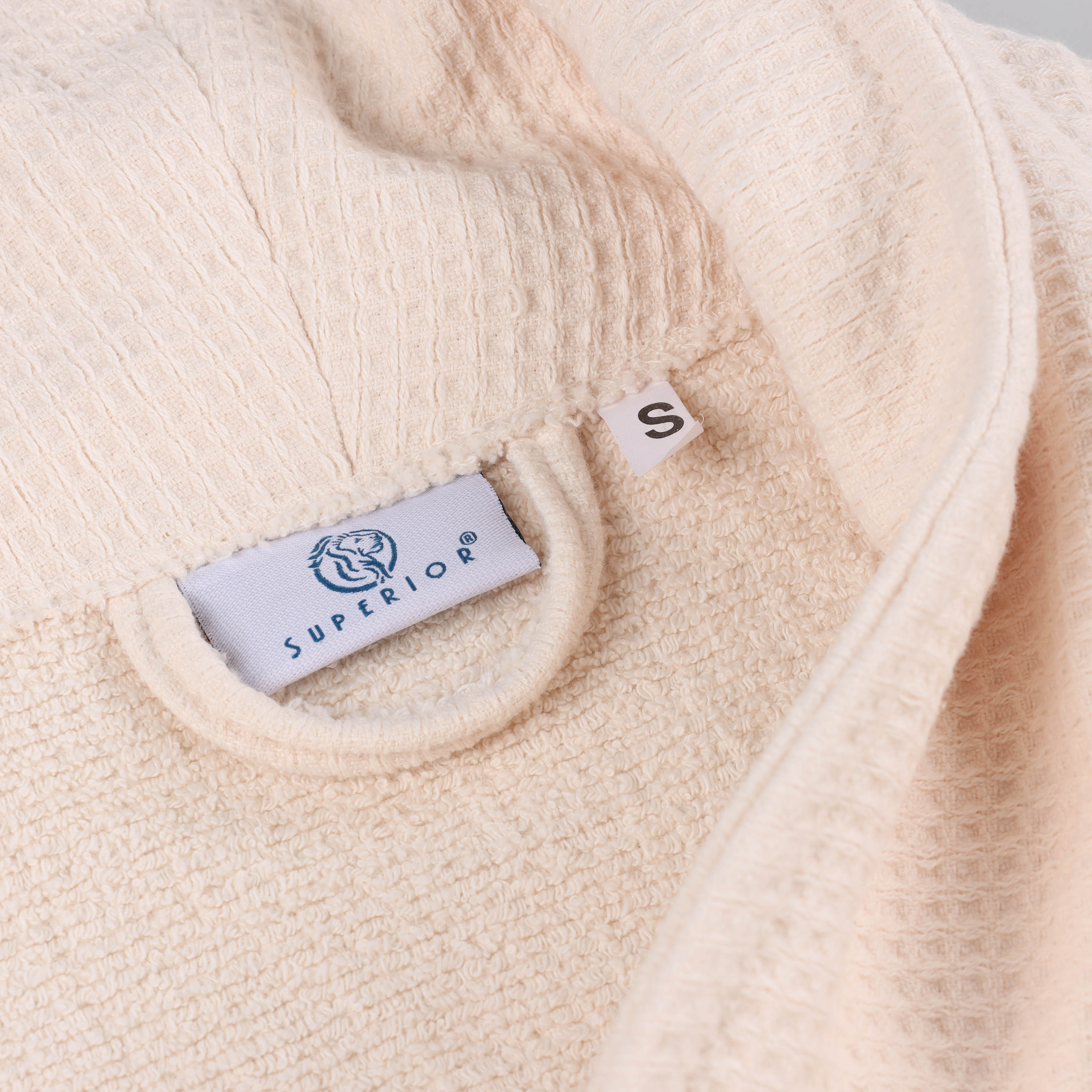 Premium Waffle Weave Cotton Bathrobe - Ultra Soft, Lightweight & Oversized Unisex Robe for Men & Women | Perfect for Spa, Lounge & Post-Shower Comfort