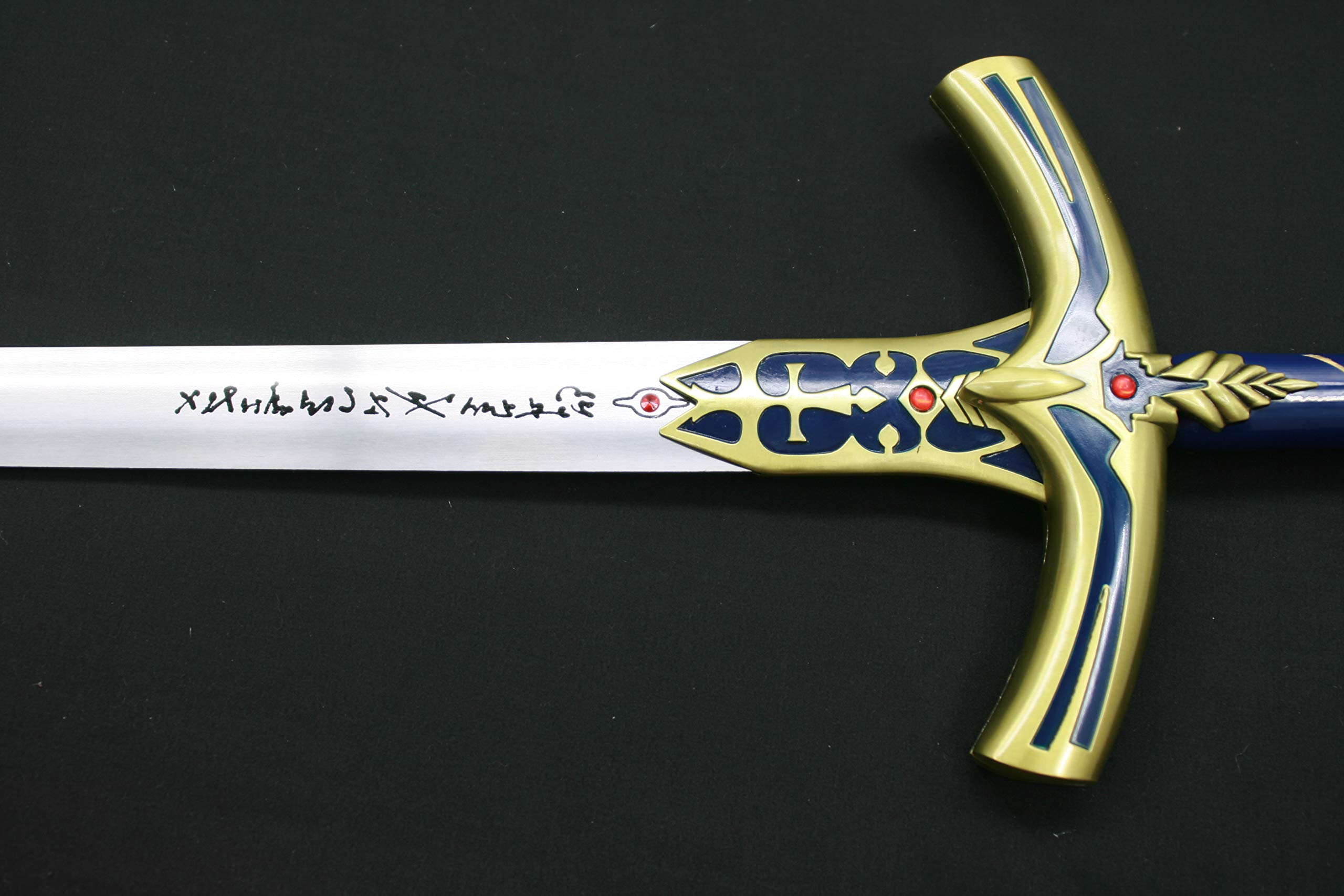 Fate Stay Night & Fate Grand Order Saber Anime Cosplay Sword - Excalibur Replica with Blue Scabbard | Perfect for Cosplay, Collectors, and Display