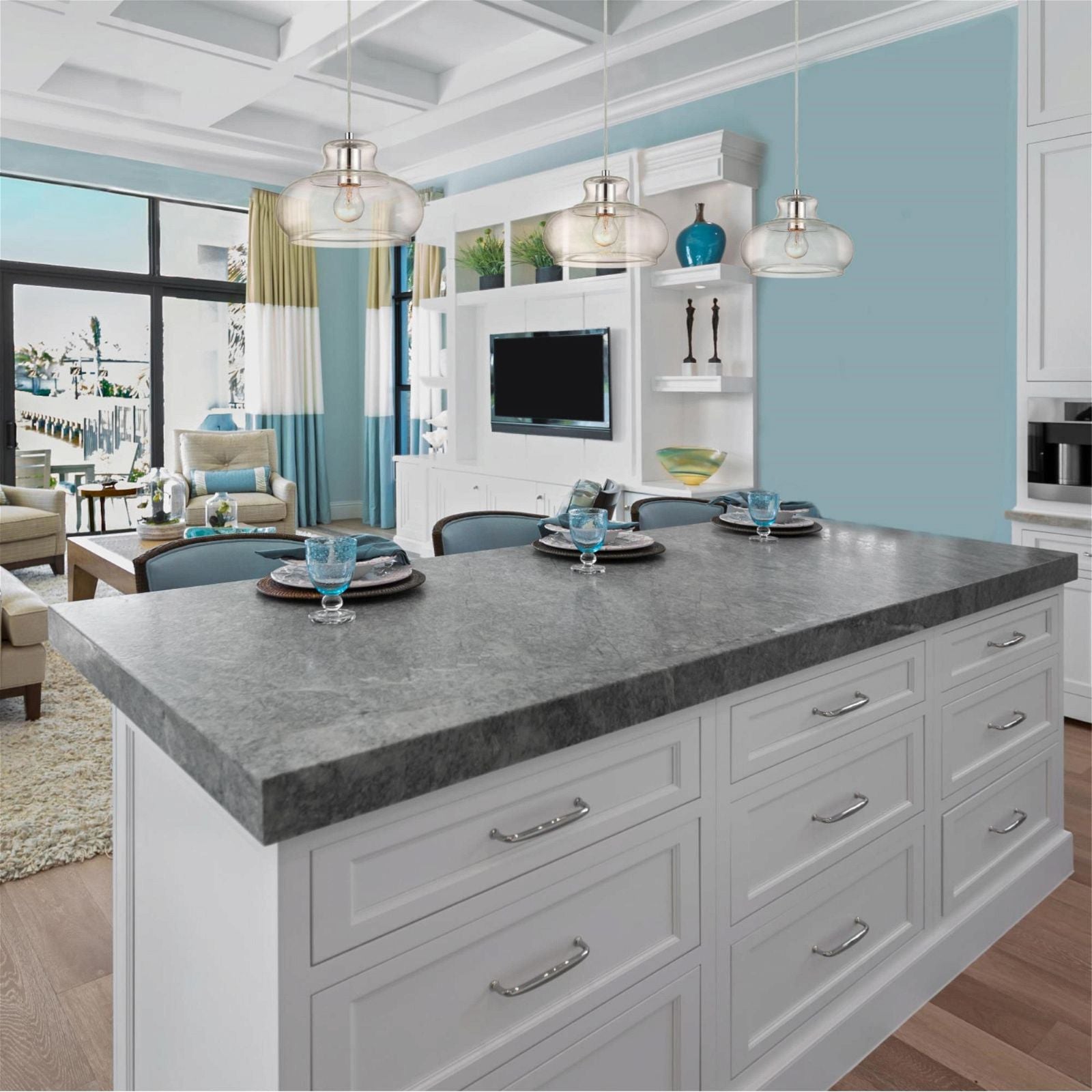 Westinghouse Flair Pendant Light - Modern Hanging Fixture for Kitchen Island, Dining Room & Bedroom Lighting