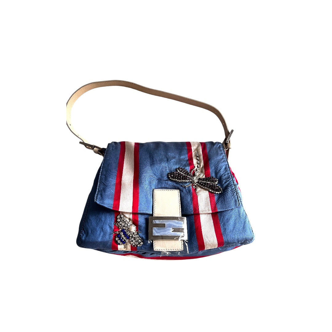 Vintage Fendi Mamma Insect Baguette Bag - Luxury Designer Handbag for Women | Perfect for Evening Parties, Date Nights & Special Occasions