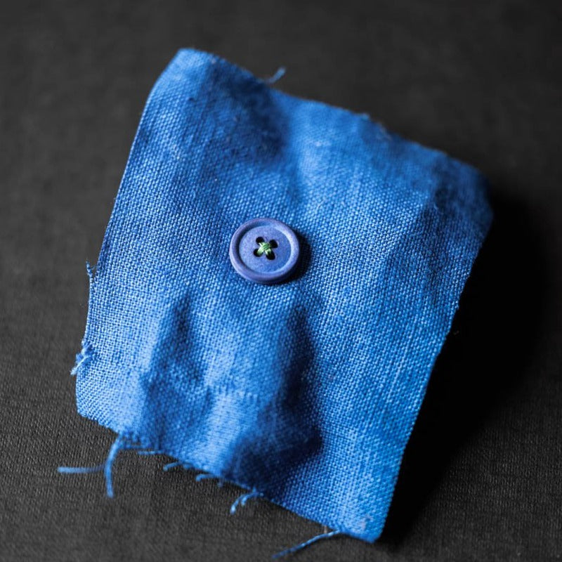 Merchant & Mills 15mm Bright Blue Cotton Buttons for Sewing, Crafts & DIY Clothing - Perfect for Shirts, Dresses & Home Decor Projects