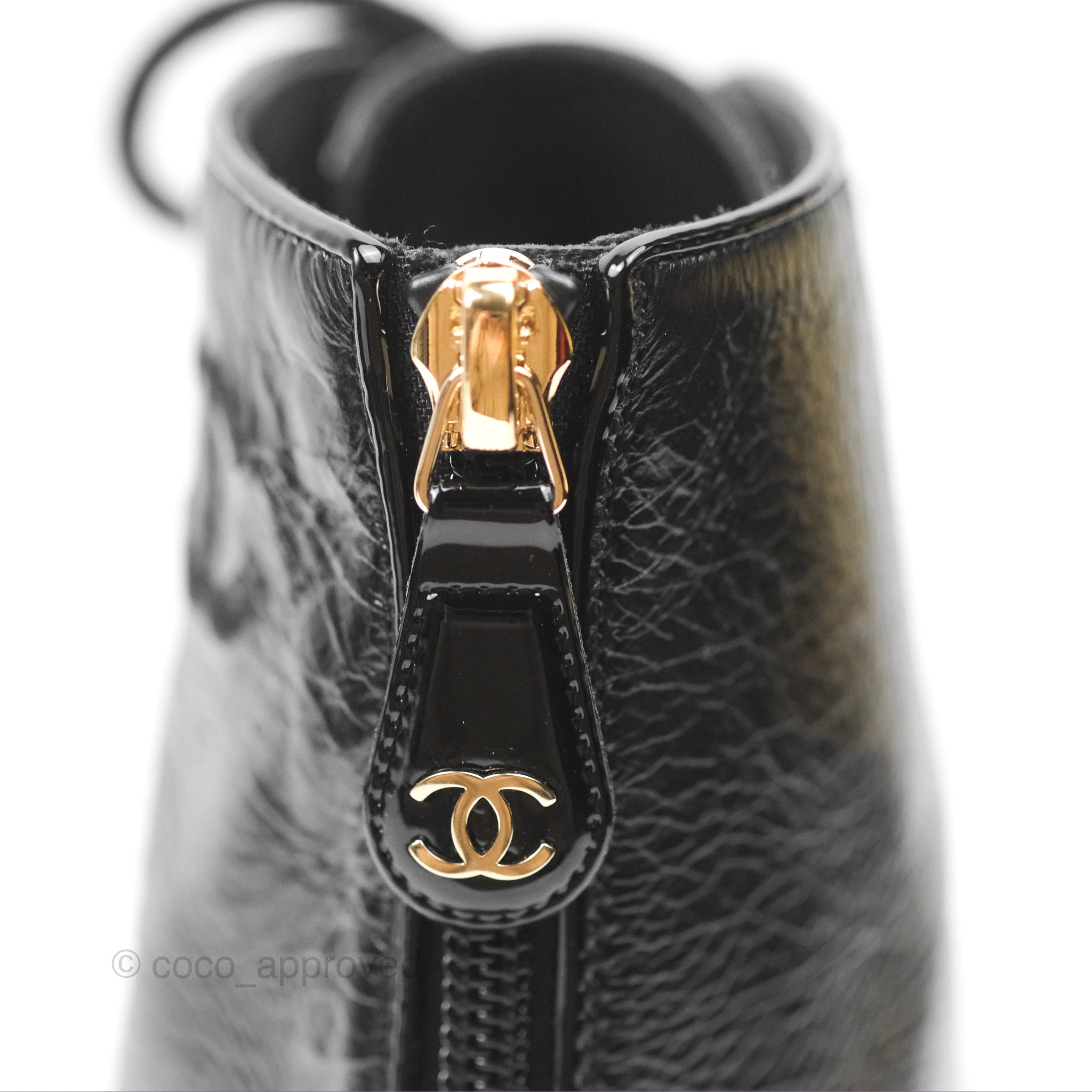 Chanel CC Calfskin Short Boots Black Size 39 Women's Luxury Ankle Boots for Fall Winter Fashion & Casual Outfits