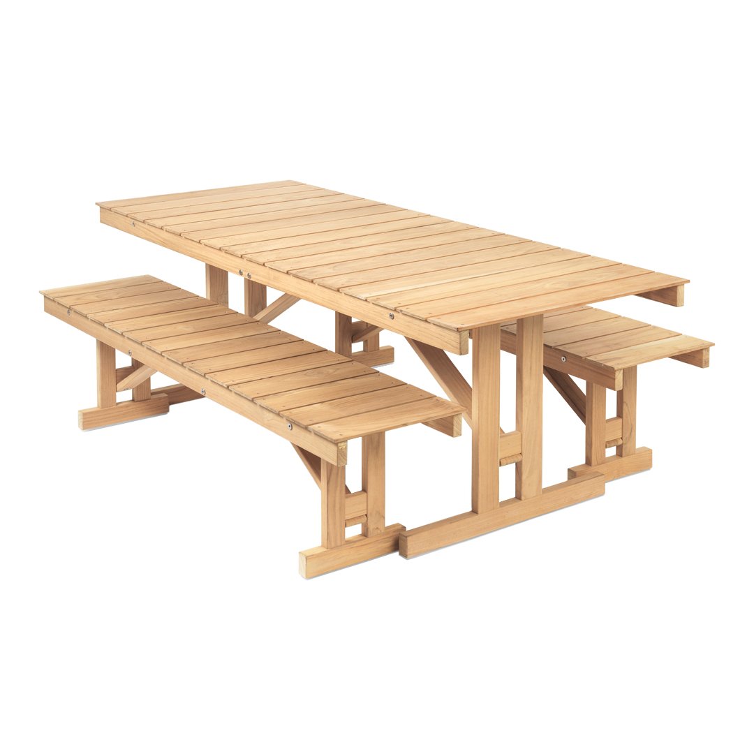 BM1771 Outdoor Patio Dining Table - Durable Weatherproof Metal & Glass Design for Garden, Backyard, Poolside - Perfect for Al Fresco Dining & Entertaining