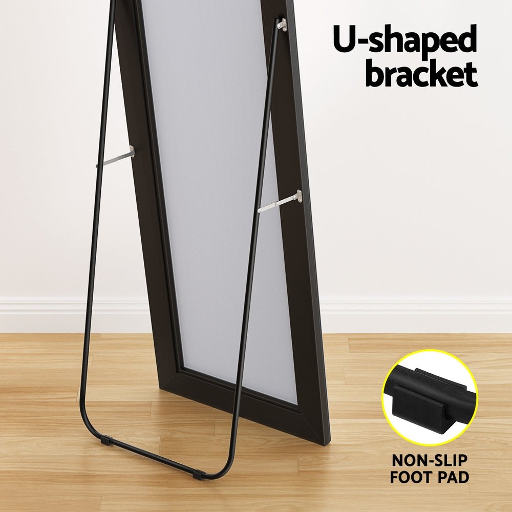 Full Length Floor Wall Mirror - Large Standing Mirror for Bedroom, Living Room, Entryway & Gym - 60x24 Inches - Home Decor & Fitness Use