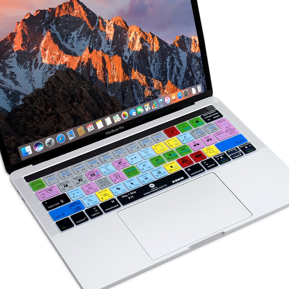 XSKN 2016 Shortcut Keyboard Cover for MacBook Pro 13
