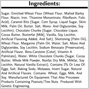 Best Maid Salted Caramel Chocolate Chunk Cookie Dough - 1.5 Ounce (200 per Case) | Gourmet Baking Ingredient for Cookies, Desserts & Party Treats