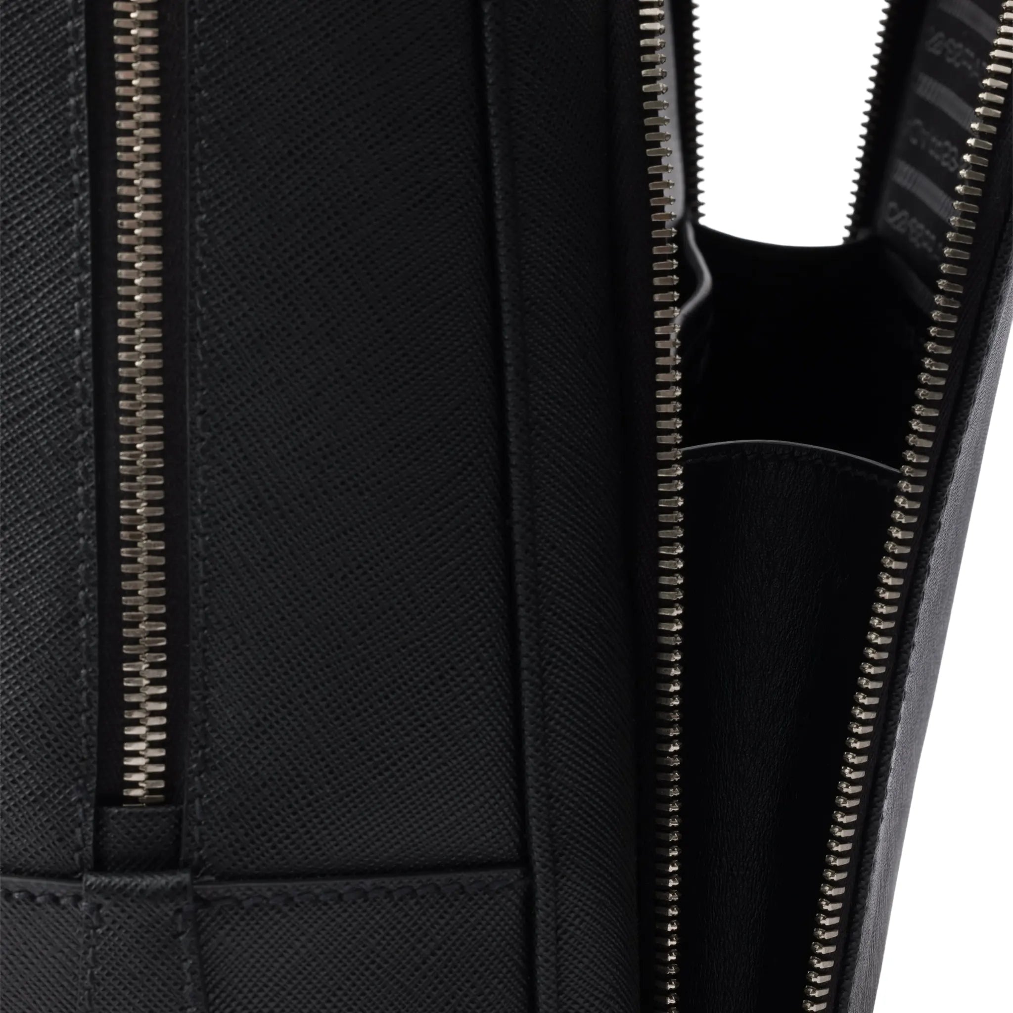 Prada Saffiano Leather Black Backpack for Women - Luxury Designer Handbag for Work, Travel & Everyday Use