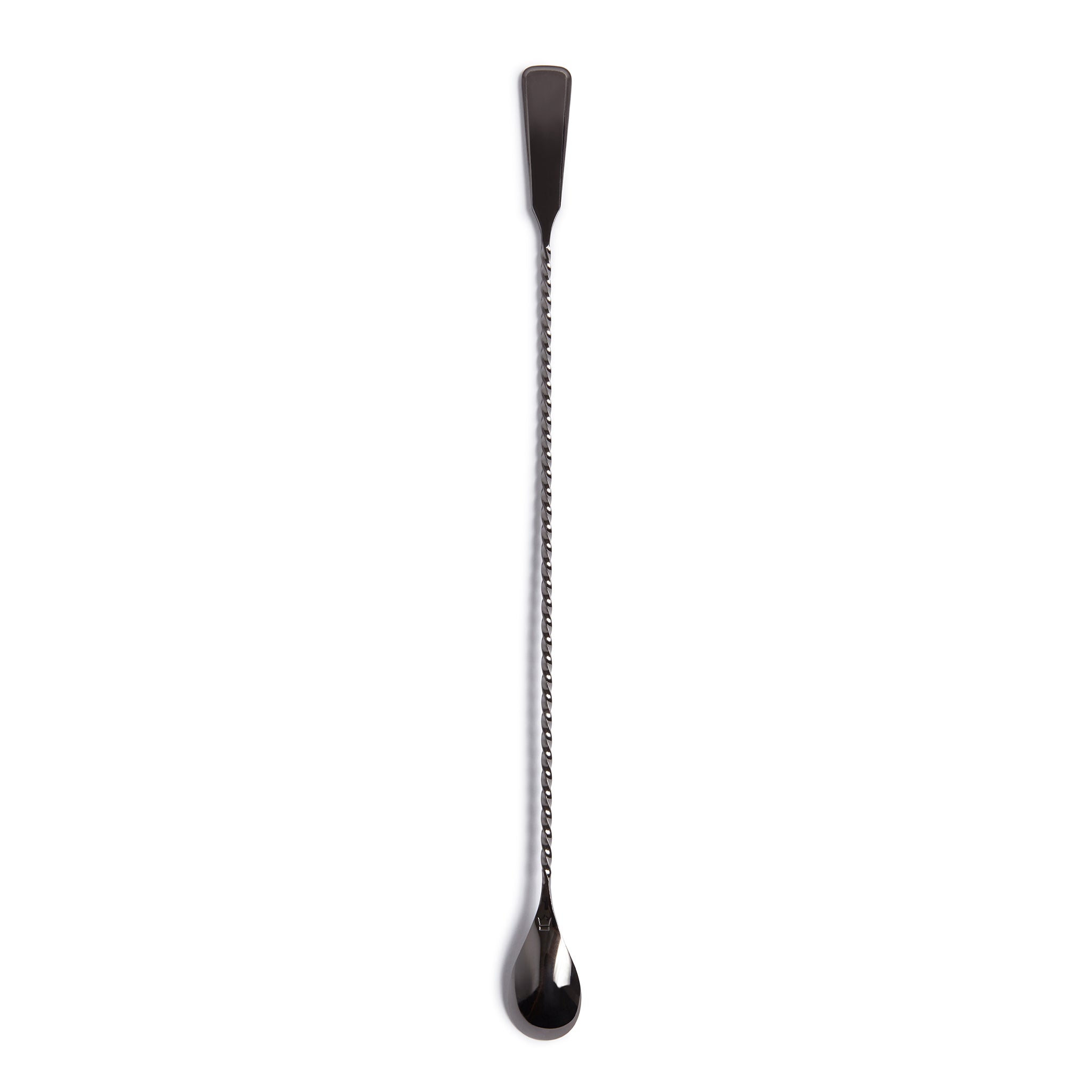 BROMLEY™ Premium Bar Spoon - Gunmetal Black - 36cm Cocktail Mixing Tool for Bartenders & Home Bars - Perfect for Crafting Cocktails, Stirring Drinks & Garnishing