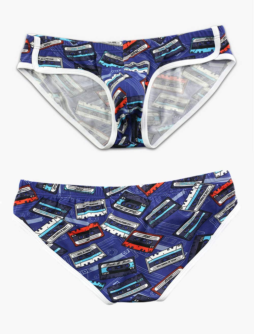 Swbreety Men's Bikini Briefs - Low Rise Underwear with Bulge Pouch - Soft & Comfortable Cotton Underpants for Everyday Wear, Gym, and Sports Activities