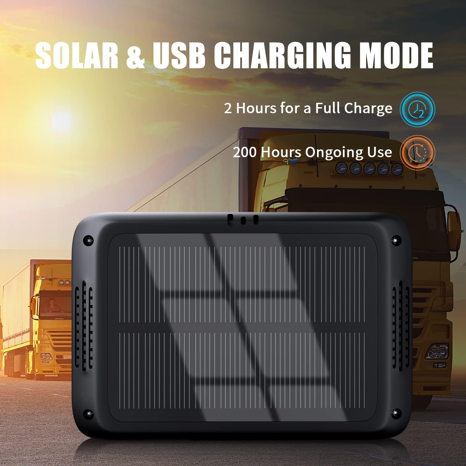 MIRAIDON RV TPMS - 12 Theft Sensors, 5 Alert Modes, Solar Powered Wireless Tire Pressure Monitoring System for RVs, Trailers & Heavy Trucks | 80ft Sensing Distance | Real-Time Monitoring for Safer Road Trips & Long-Haul Travel
