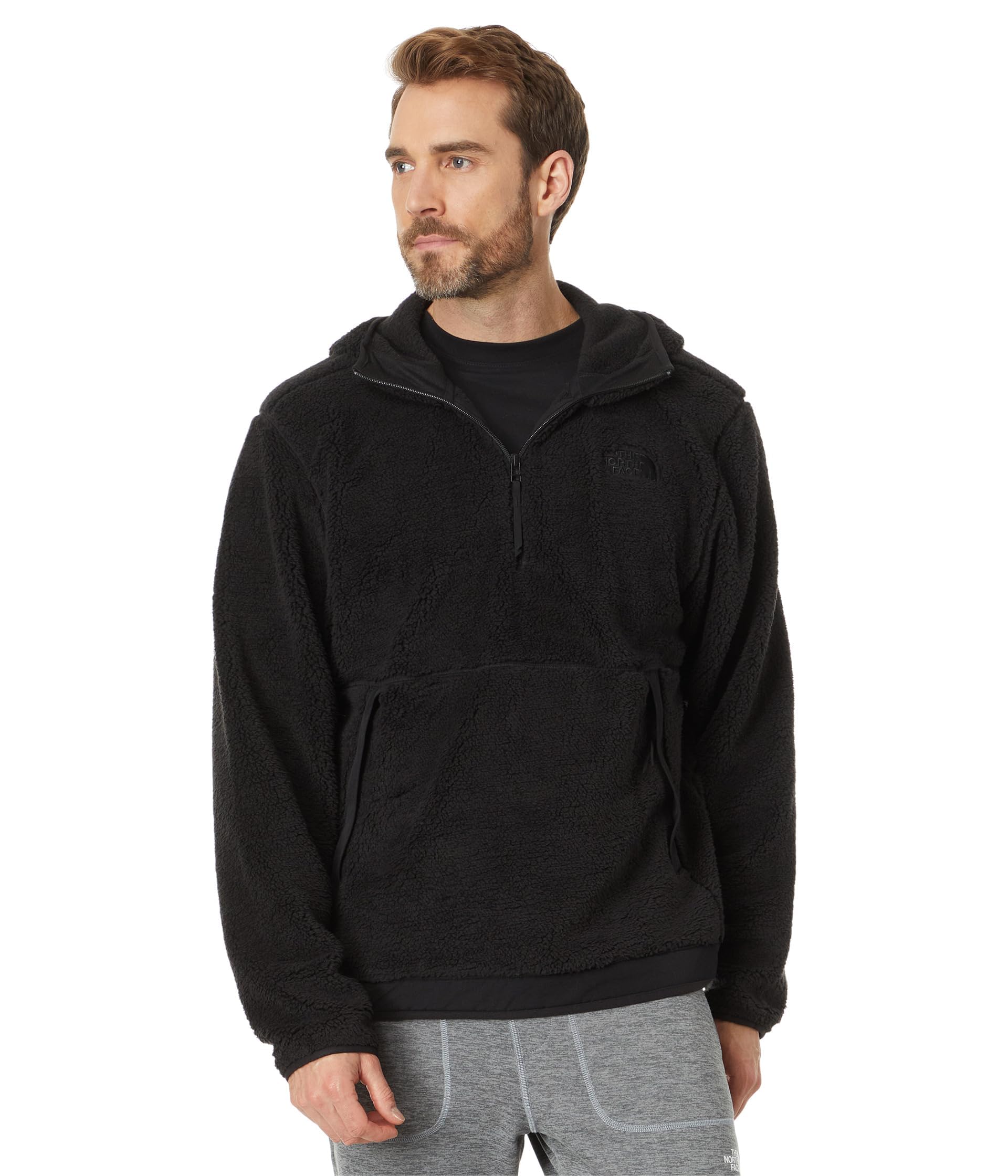 The North Face Men's Campshire Fleece Hoodie - Warm & Comfortable Zip-Up Jacket for Hiking, Camping & Outdoor Activities