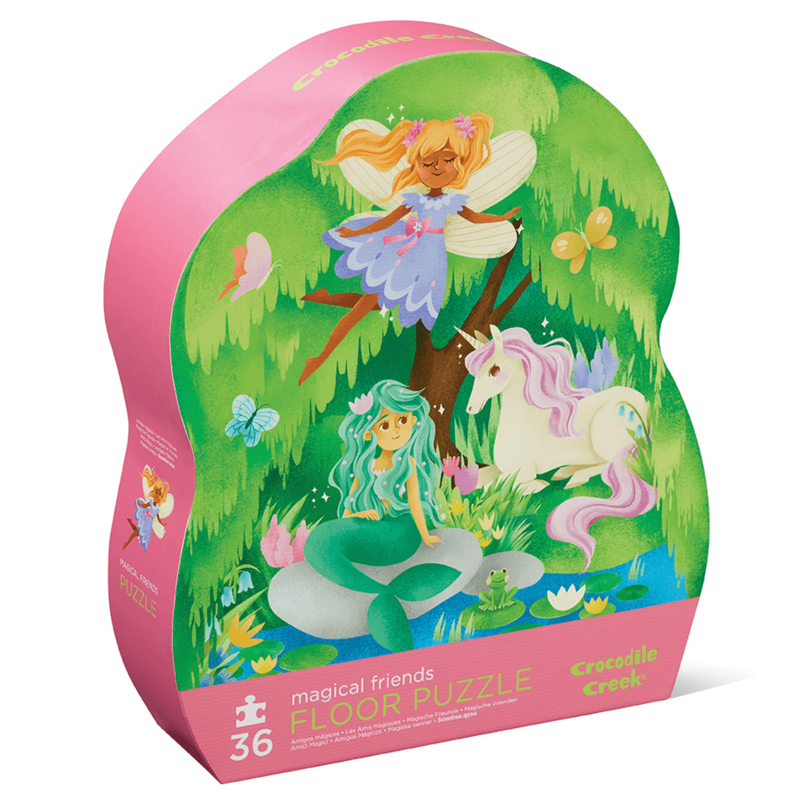 Crocodile Creek Classic 36-Piece Floor Puzzle - Magical Friends for Kids | Fun Learning & Playtime Activity for Toddlers & Preschoolers